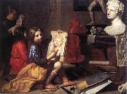 OOST, Jacob van, the Elder The Artist's Studio zga oil painting